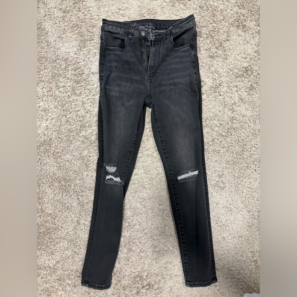 American Eagle stretch dark wash denim jeans